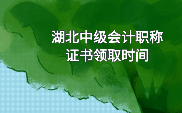 2019年湖北中级会计职称证书领取时间
