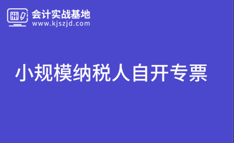 小规模纳税人自开专票全面推行