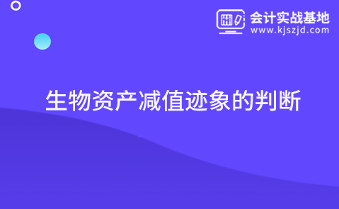 生物资产减值迹象的判断