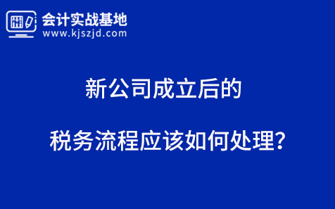 新公司成立后的税务流程应该如何处理？